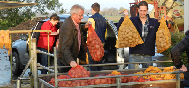 Jaarlijkse aardappelactie | acties stichting Sparrow