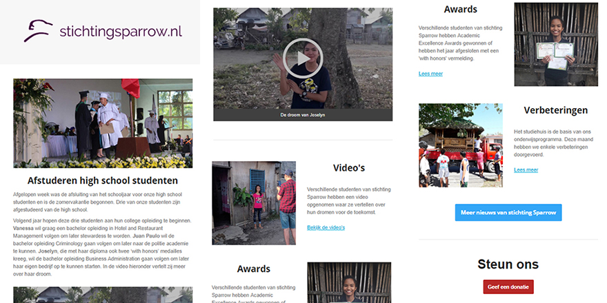 Stichting Sparrow Nieuwsbrief 2018-1 Stichting Sparrow Nieuwsbrief 2018-1