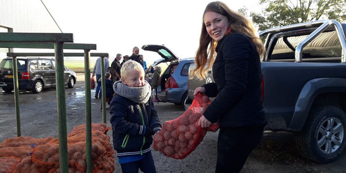 Aardappelactie 2018 stichting Sparrow