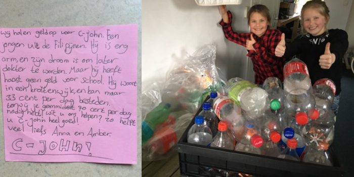 Lege flessenactie Anna en Amber stichting Sparrow Lege flessenactie Anna en Amber stichting Sparrow