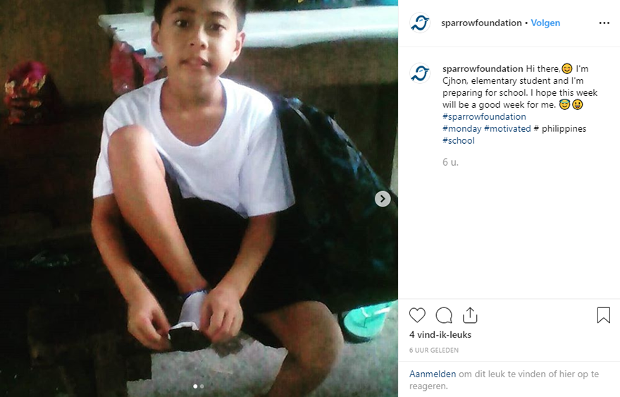 C-Jhon Instagram stichting Sparrow