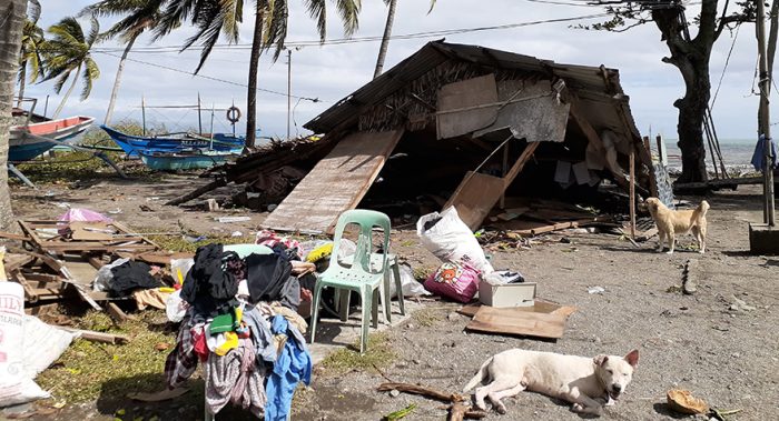 Typhoon Tisoy orkaan Kammuri stichting Sparrow