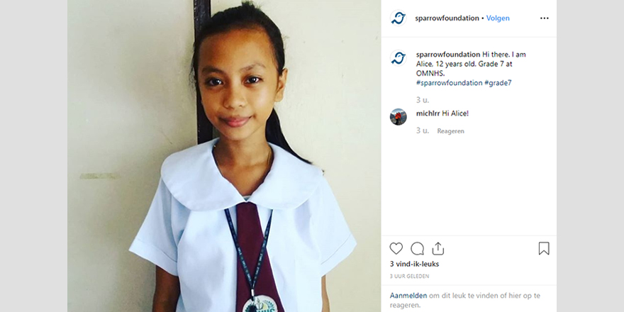 Instagram stichting Sparrow