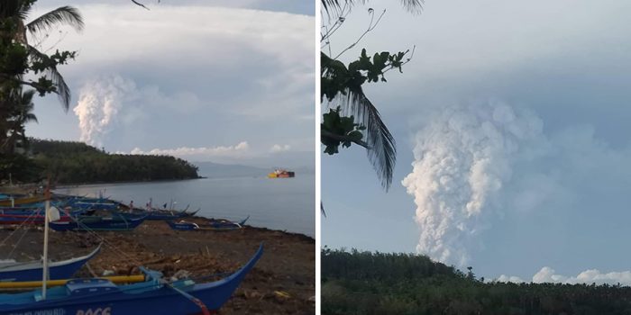 Taal vulkaan stichting Sparrow