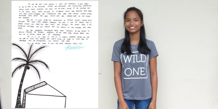 Brief Alexandra over de tyfoon.