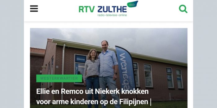 Stichting Sparrow op RTV Zulthe en RTV Noord