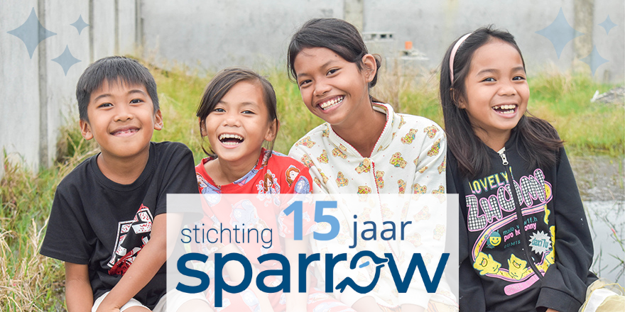 Uitnodiging Stichting Sparrow 15 jaar