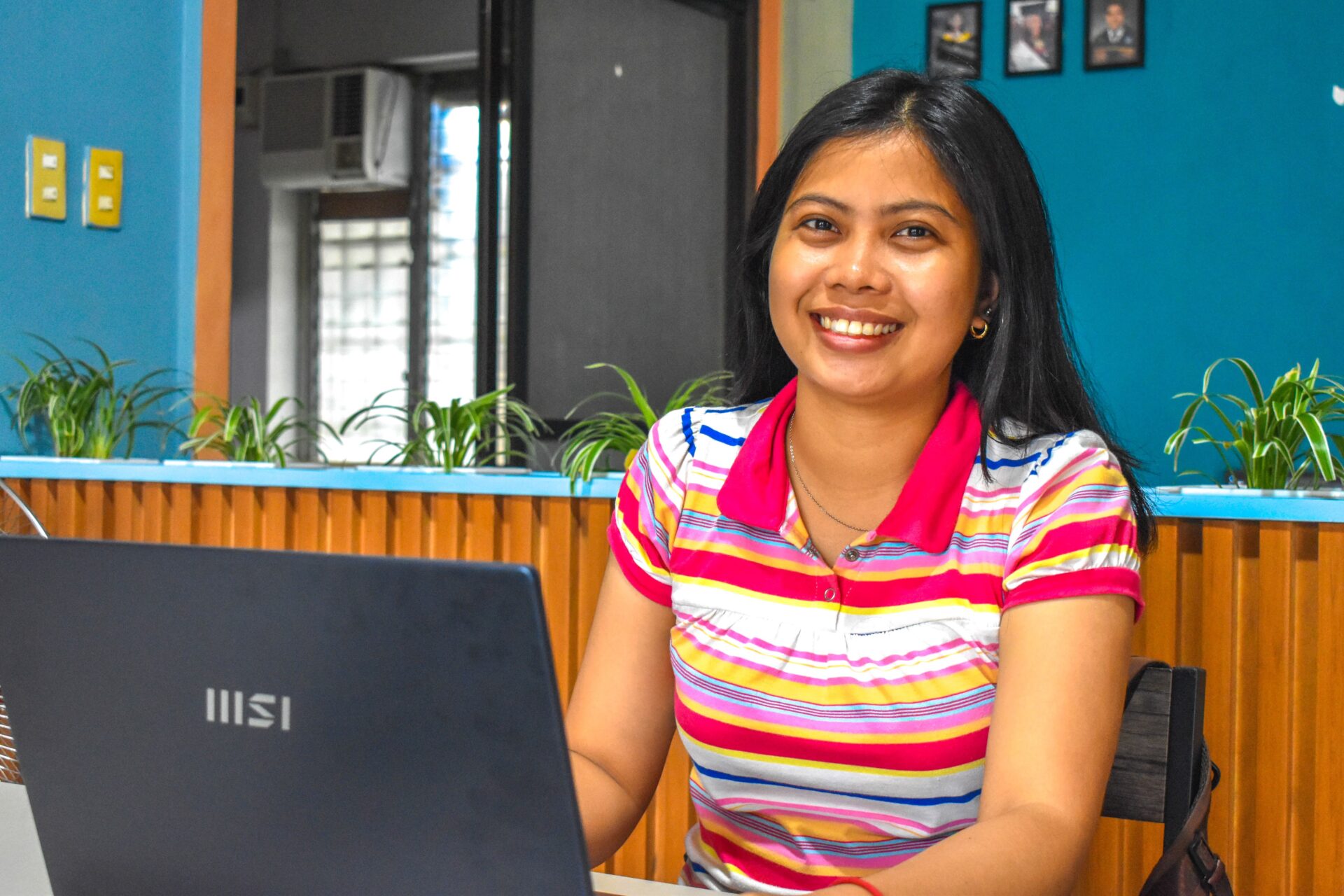 college student in studiehuis stichting sparrow