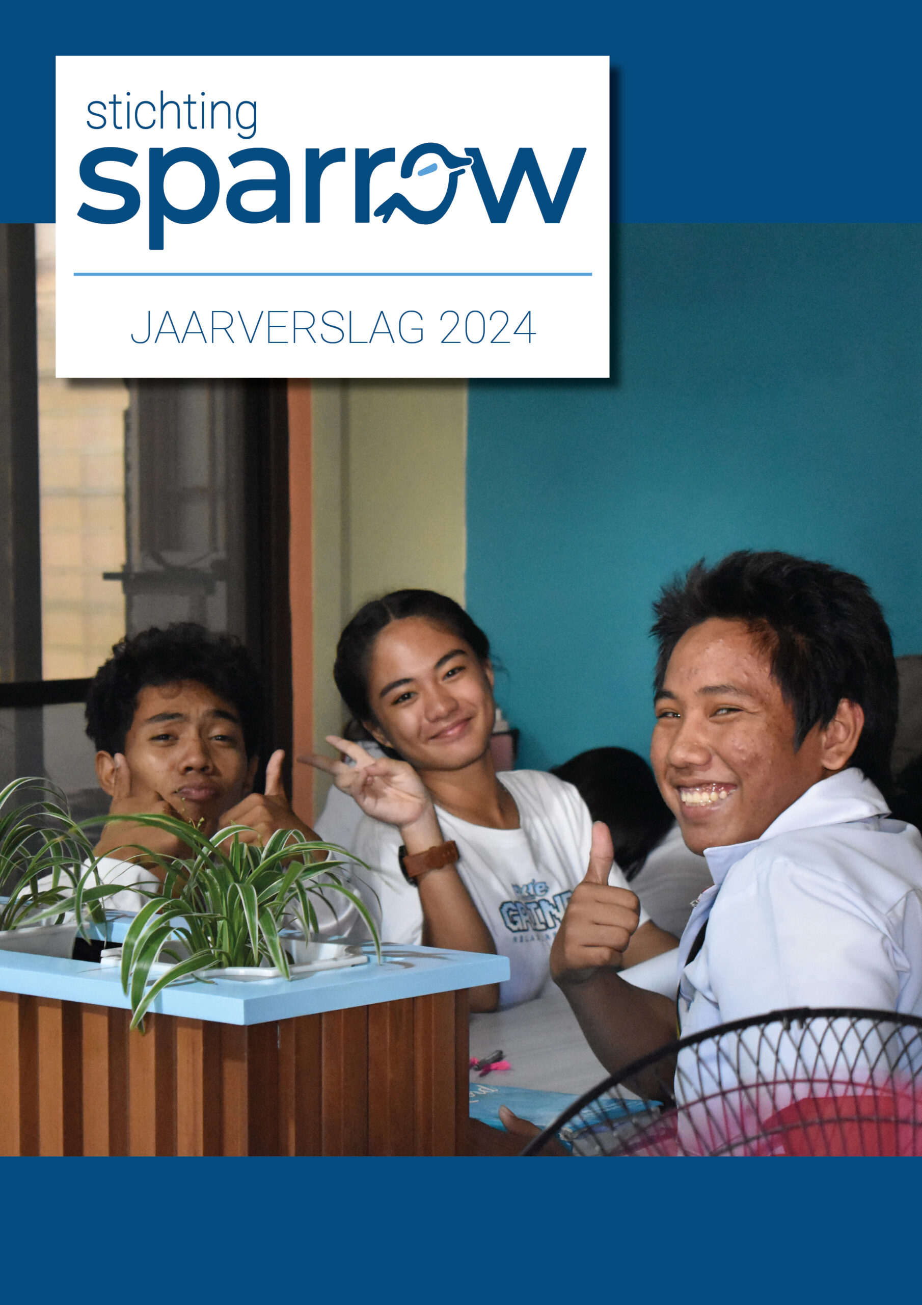 voorkant jaarverslag 2024 stichting sparrow